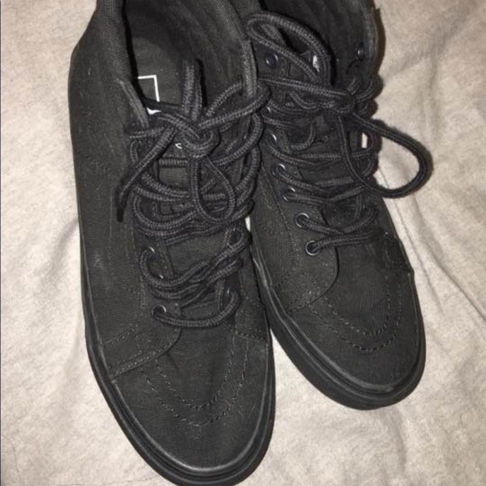 Black Hightop Vans